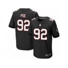 Men's Nike Atlanta Falcons #92 Dontari Poe Elite Black Alternate NFL Jersey