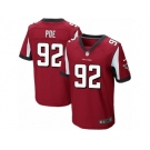 Men's Nike Atlanta Falcons #92 Dontari Poe Elite Red Team Color NFL Jersey