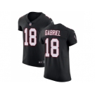 Nike Atlanta Falcons #18 Taylor Gabriel Black Alternate MStitched NFL Vapor Untouchable Elite Jersey