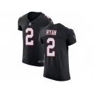 Nike Atlanta Falcons #2 Matt Ryan Black Alternate Men Stitched NFL Vapor Untouchable Elite Jersey