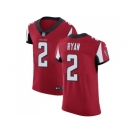 Nike Atlanta Falcons #2 Matt Ryan Red Team Color Men Stitched NFL Vapor Untouchable Elite Jersey