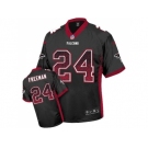 Nike Atlanta Falcons #24 Devonta Freeman Black Alternate Men's Stitched NFL Elite Drift Fashion Jersey