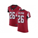 Nike Atlanta Falcons #26 Tevin Coleman Red Team Color Men Stitched NFL Vapor Untouchable Elite Jersey