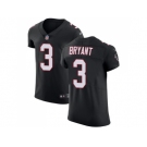 Nike Atlanta Falcons #3 Matt Bryant Black Alternate Men Stitched NFL Vapor Untouchable Elite Jerse