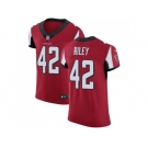 Nike Atlanta Falcons #42 Duke Riley Red Team Color Men Stitched NFL Vapor Untouchable Elite Jersey