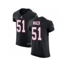 Nike Atlanta Falcons #51 Alex Mack Black Alternate Men Stitched NFL Vapor Untouchable Elite Jersey