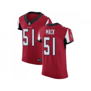 Nike Atlanta Falcons #51 Alex Mack Red Team Color Men Stitched NFL Vapor Untouchable Elite Jersey