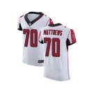 Nike Atlanta Falcons #70 Jake Matthews White Men Stitched NFL Vapor Untouchable Elite Jersey