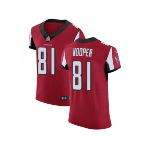 Nike Atlanta Falcons #81 Austin Hooper Red Team Color Men Stitched NFL Vapor Untouchable Elite Jersey