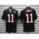 nike nfl jerseys atlanta falcons #11 jones black[Elite 50th Patch]