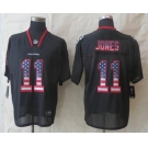 nike nfl jerseys atlanta falcons #11 jones black[Elite USA flag fashion]