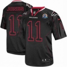 nike nfl jerseys atlanta falcons #11 jones black[Elite lights out 50th Patch]