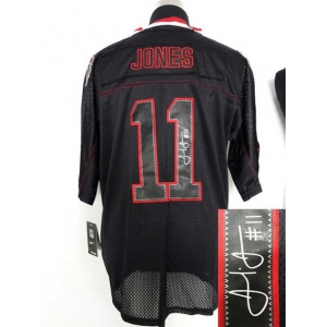 nike nfl jerseys atlanta falcons #11 jones black[Elite lights out signature]