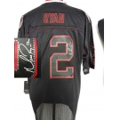 nike nfl jerseys atlanta falcons #2 matt ryan black[Elite lights out signature]