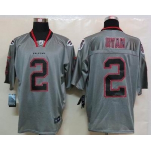 nike nfl jerseys atlanta falcons #2 matt ryan grey[Elite lights out]