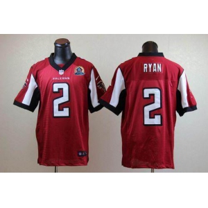 nike nfl jerseys atlanta falcons #2 matt ryan red[Elite 50th Patch]