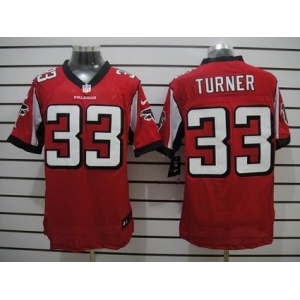 nike nfl jerseys atlanta falcons #33 turner red[Elite]