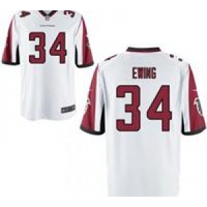 nike nfl jerseys atlanta falcons #34 bradie ewing white [Elite]