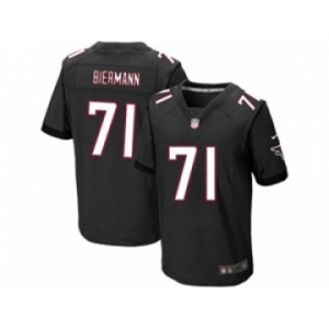 nike nfl jerseys atlanta falcons #71 biermann black[Elite]