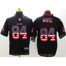 nike nfl jerseys atlanta falcons #84 white black[Elite USA flag fashion]