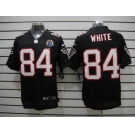 nike nfl jerseys atlanta falcons #84 white white black[Elite 50th Patch]