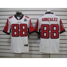 nike nfl jerseys atlanta falcons #88 tony gonzalez white[Elite 50th Patch]