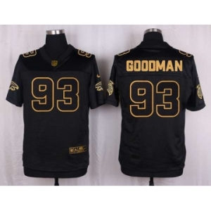 nike nfl jerseys atlanta falcons #93 goodman black gold collection[Elite]