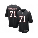 Men Nike Atlanta Falcons #71 Wes Schweitzer Game Black Alternate NFL Jersey