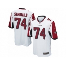 Men Nike Atlanta Falcons #74 Ty Sambrailo Game White NFL Jersey