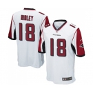 Men's Atlanta Falcons #18 Calvin Ridley Game White Football Jersey