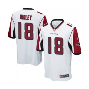 Men's Atlanta Falcons #18 Calvin Ridley Game White Football Jersey