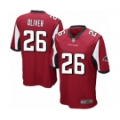 Men's Atlanta Falcons #26 Isaiah Oliver Game Red Team Color Football Jersey