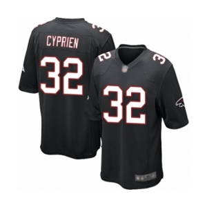 Men's Atlanta Falcons #32 Johnathan Cyprien Game Black Alternate Football Jersey