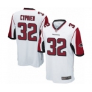 Men's Atlanta Falcons #32 Johnathan Cyprien Game White Football Jersey