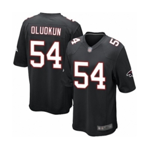 Men's Atlanta Falcons #54 Foye Oluokun Game Black Alternate Football Jersey