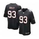 Men's Atlanta Falcons #93 Allen Bailey Game Black Alternate Football Jersey