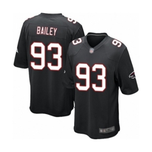 Men's Atlanta Falcons #93 Allen Bailey Game Black Alternate Football Jersey