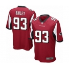 Men's Atlanta Falcons #93 Allen Bailey Game Red Team Color Football Jersey