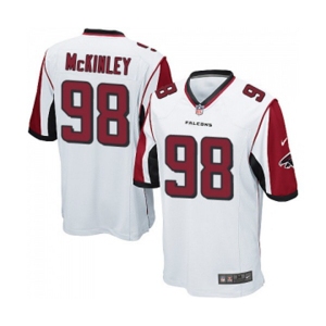 Men's Atlanta Falcons #98 Takkarist McKinley Game White Football Jersey