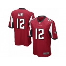 Men's Nike Atlanta Falcons #12 Mohamed Sanu Game Red Team Color NFL Jersey