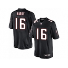 Men's Nike Atlanta Falcons #16 Justin Hardy Limited Black Alternate NFL Jersey