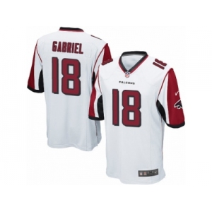 Men's Nike Atlanta Falcons #18 Taylor Gabriel Game White NFL Jersey