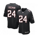 Men's Nike Atlanta Falcons #24 Devonta Freeman Game Black Alternate NFL Jersey