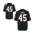 Men's Nike Atlanta Falcons #45 Deion Jones Game Black Alternate NFL Jersey