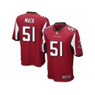 Men's Nike Atlanta Falcons #51 Alex Mack Game Red Team Color NFL Jersey