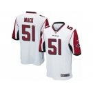 Men's Nike Atlanta Falcons #51 Alex Mack Game White NFL Jersey