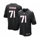 Men's Nike Atlanta Falcons #71 Kroy Biermann Game Black Alternate NFL Jersey