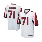 Men's Nike Atlanta Falcons #71 Kroy Biermann Game White NFL Jersey