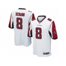 Men's Nike Atlanta Falcons #8 Matt Schaub Game White NFL Jersey