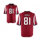 Men's Nike Atlanta Falcons #81 Austin Hooper Game Red Team Color NFL Jersey